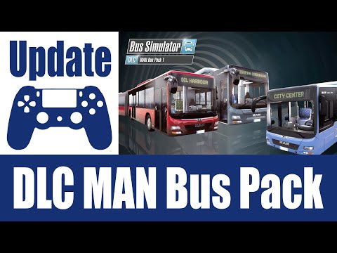 Bus Simulator PS4 - neue Busse - MAN Bus Pack 1 DLC - Gameplay [deutsch]