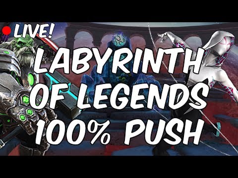 Labyrinth of Legends 100% Push! - The Journey Begins - Marvel Contest Of Champions