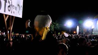 ESPN Gameday Puddles Oregon Ducks Mascot crowd surfing. GO DUCKS!