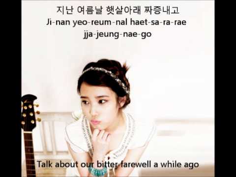 IU - Raindrop [On_Screen_Lyrics]
