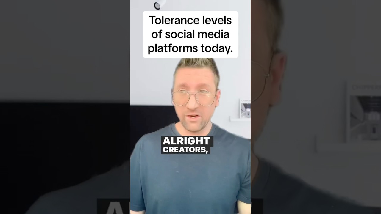 Tolerance levels of social media platforms today. (YouTube, Rumble, Twitter)