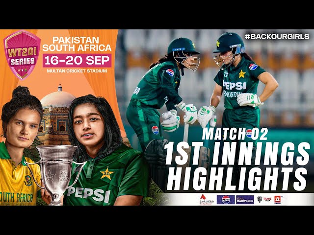 1st Innings Highlights | Pakistan Women vs South Africa Women | 2nd T20I 2024 | PCB | M3X1A