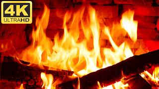 🔥 Stunning 4K Ultra HD Fireplace 🔥 10 HOURS of Crackling Fire Sounds | Cozy Fireplace Ambience