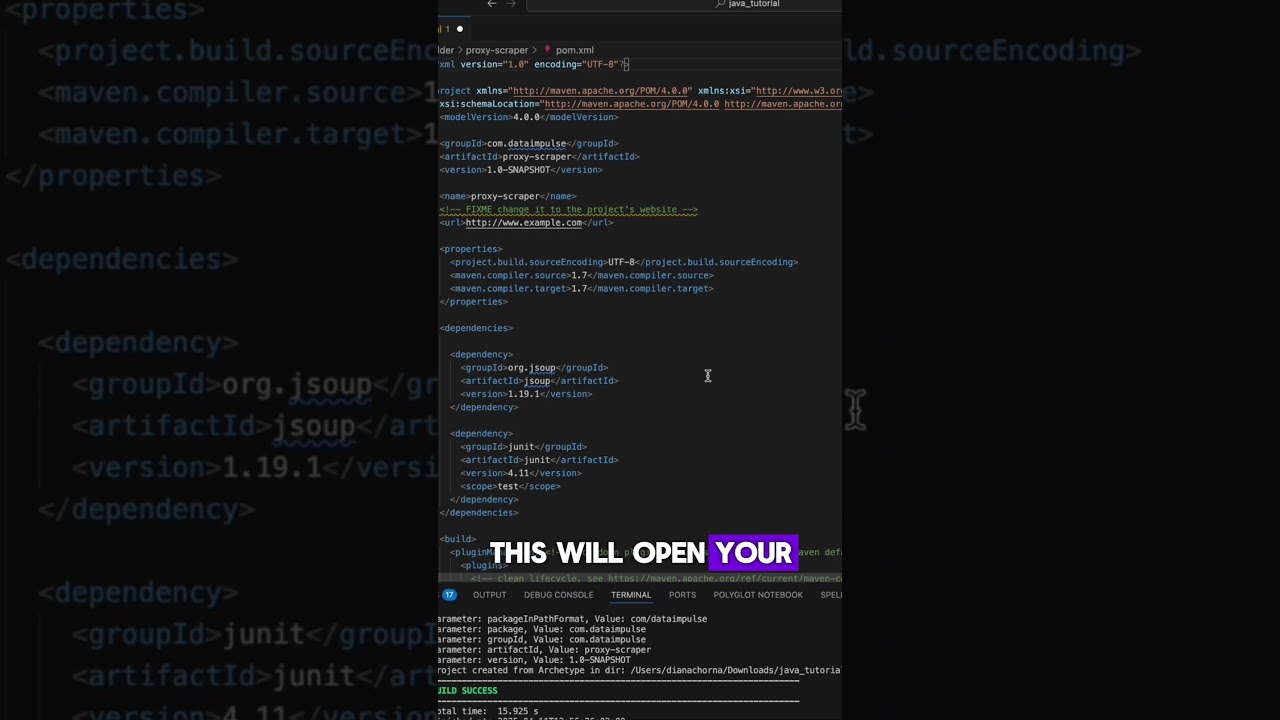 Configuring a Web Scraper App in Java (the EASY way)