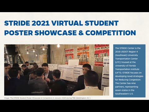 STRIDE 2021 Virtual Student Poster Showcase & Competition