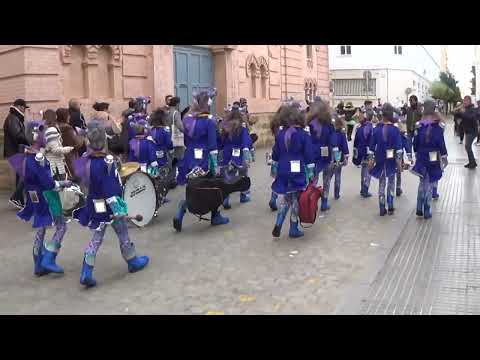 Las hijas de Neptuno camino al Gran teatro Falla  infantil 2024