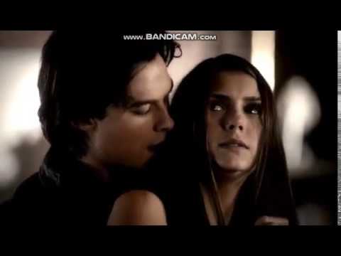 The Vampire Diaries - Damon and Elena (3x08) Cute Training Scene