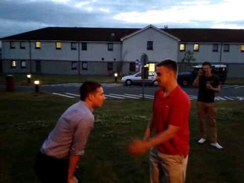 The winner slaps the loser