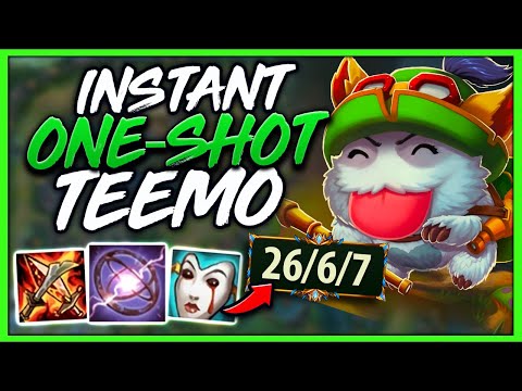 *RANK 1 TEEMO* INSTANT ONE-SHOT BUILD (1 AUTO = 1 KILL) - League of Legends