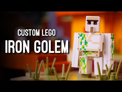 LEGO Minecraft: Custom Iron Golem Tutorial!