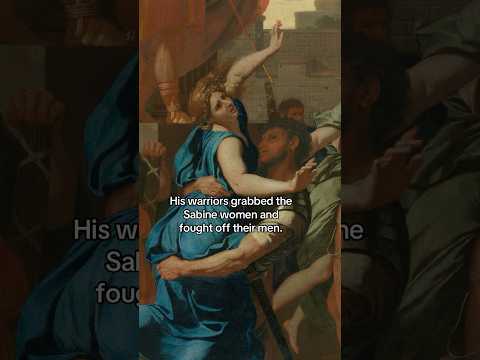 A mythical story of Rome… The abduction of the Sabine Women #history #art #painting