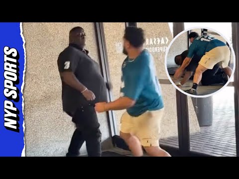 Saints and Jaguars fans get in HEATED BRAWL at Preseason Game