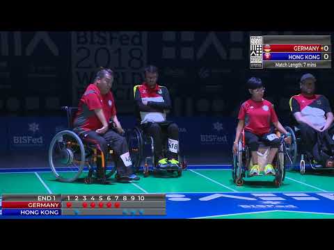 BISFed World Boccia Championships 18.08.2018. – 3/4 Playoff - GERMANY vs. HONG KONG (BC4)