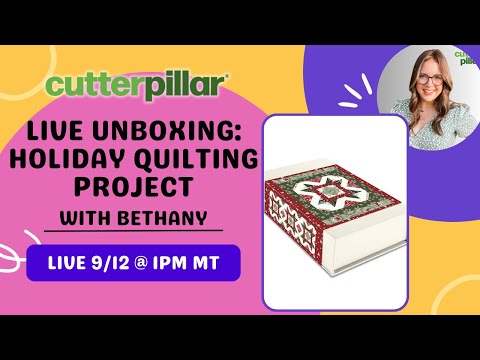 LIVE UNBOXING: Our Next Quilting Sew-Along Project