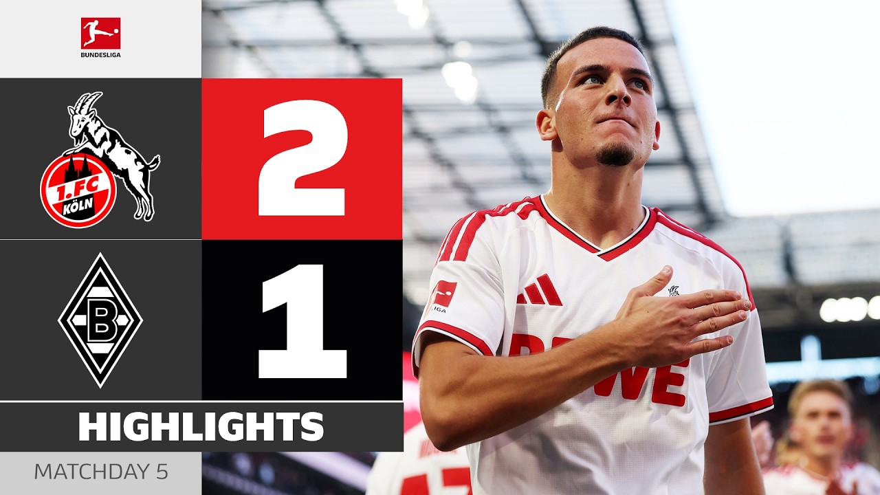 1. FC KÖLN - BORUSSIA M'GLADBACH | Highlights | Matchday 5 – Bundesliga 2026/27