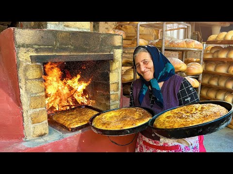 Baking Homemade Traditional Azerbaijani Breads in the Oven! Easy Bread Recipes!