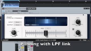 Video thumbnail for A.O.M. Cyclic Panner Screencast by A.O.M. Audio Plug-ins Official