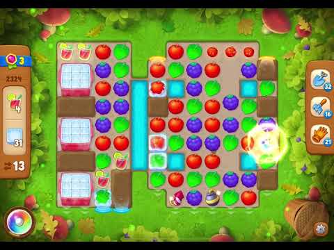 GardenScapes Level 2324 no boosters (17 moves)