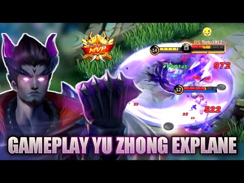 GAMEPLAY YU ZHONG AGGRESSIVE AND NONSTOP WAR | Build Top Global Yu Zhong - Mobile Legends