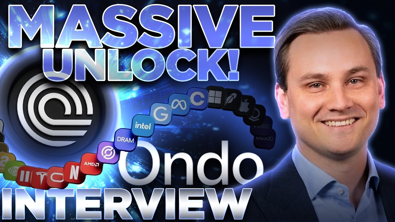Ondo About To Explode🚀Tokenized Stocks🔥CEO INTERVIEW Ian De Bode