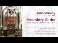 John Stanley (1713-1786) |  Voluntary G-dur Op.7 Nr. 9
