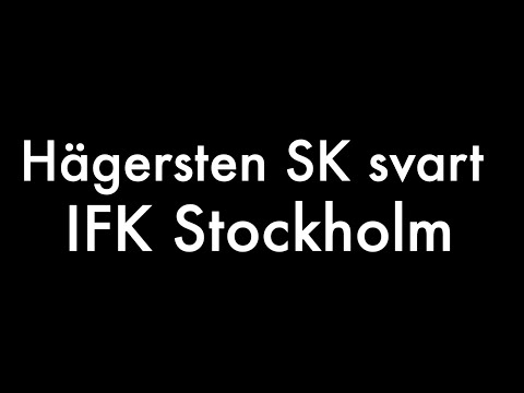 Hägersten SK svart   vs  IFK Stockholm