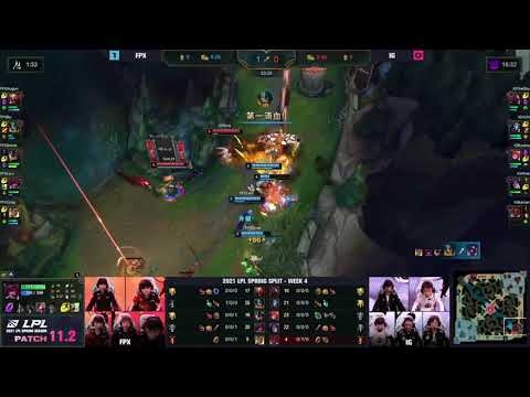 IG Rookie Zoe on a different level gets the double kill | Week 4 day 6 | Invictus Gaming vs FPX