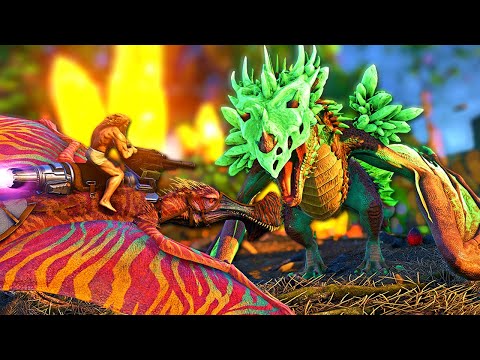 NEW DLC Map Crystal Isles! NEW Tropeognathus Dinosaur, and QUEEN WYVERN BOSS! | ARK Survival Evolved