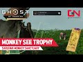 Monkey See Ghost of Tsushima Trophy Iki Island - Three Wise Monkeys Challenge Charm