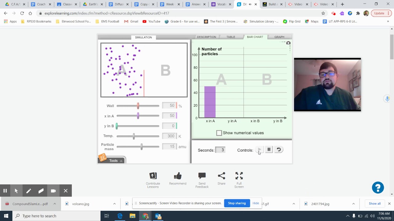 Diffusion Gizmo 6th Grade Science