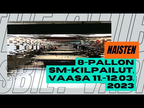 Tiengtam Nam Rotjana vs. Väyrynen Riikka | Naisten 8-pallon SM-kilpailu | Race to 5 |  Table 6