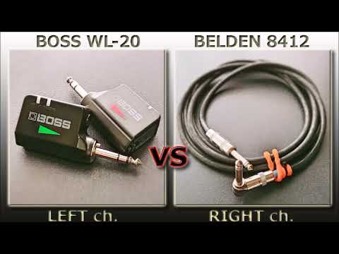 BOSS WL-20 vs BELDEN 8412