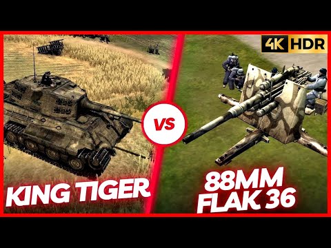King Tiger VS 88mm Flak 36 | Company of Heroes