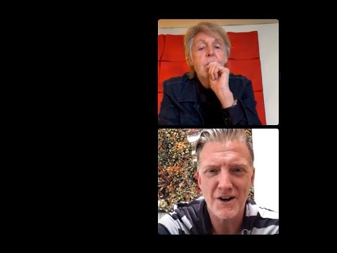 Paul McCartney & Josh Homme chatting live on Instagram (2021)
