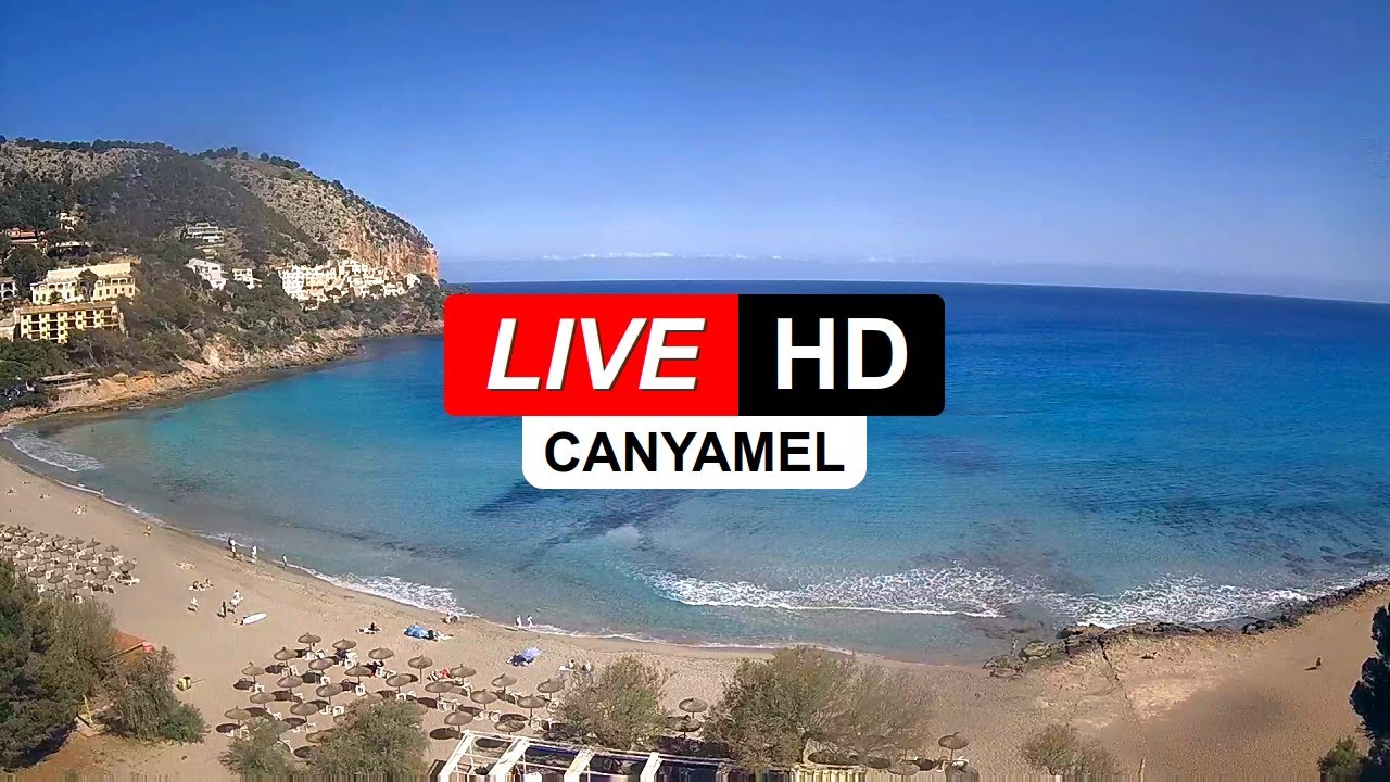 Live webcam view of Canyamel Beach Cove View