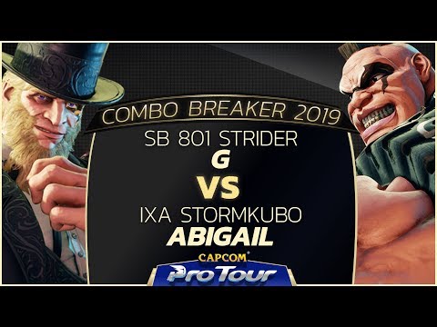 SB 801 Strider (G) vs IXA StormKubo (Abigail/G) - Combo Breaker 2019 Day 2 Pools - CPT 2019