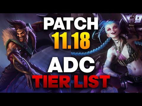 ADC TIER LIST PATCH 11.18 - The Best ADCs & Builds To Climb With