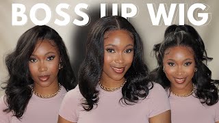 The Boss Hair | Short Pre Curled HD Frontal Wig Detailed Install | Beginner Friendly | Yolissa Hair