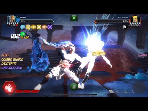 6* r2 Aegon vs  Ex. Magik ONE SHOT Labyrinth Of Legends