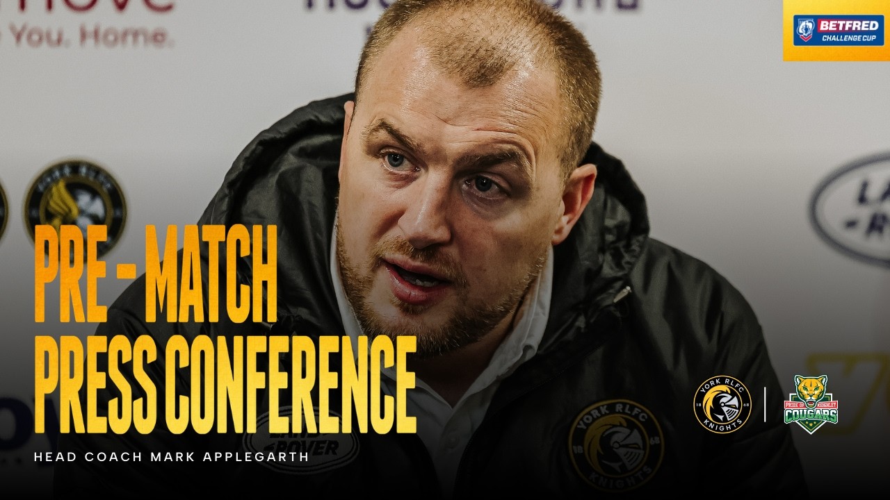 Pre-match Press Conference | Mark Applegarth | Keighley Cougars | Round 4 Challenge Cup