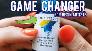 A MUST HAVE - for resin artists - Resin Rescue by Elichem