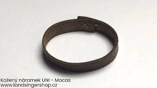 Kožený náramek UNI - Mocas