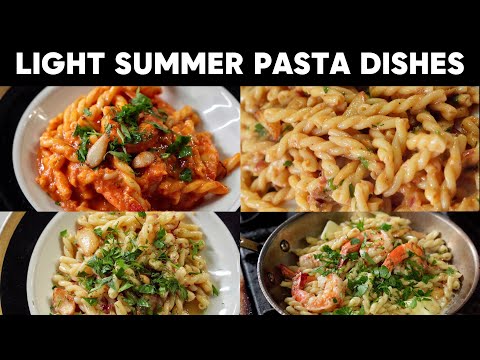 Light Summer Pasta Dishes: Garlic, Shrimp Diavola & My Personal Favorite