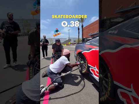 different sports, same pit lane 👀 #nascar #pitchallenge #pitcrew #pitstop #redbull