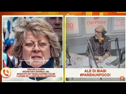 Entrevista de nuestra Sec. General, Graciela Aleñá, con Alejandro Di Biasi