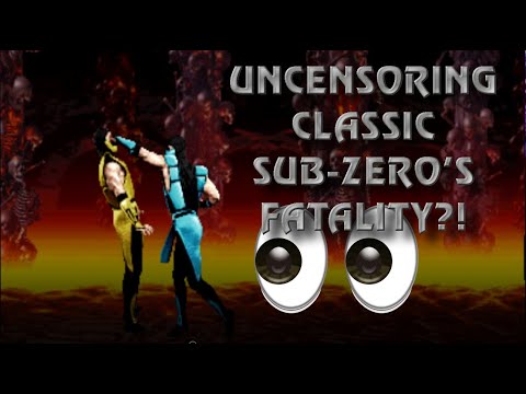 UMK3 - UNCENSORING Classic Sub Zero's Fatality?!