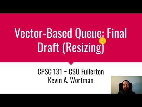 Vector Based Queue Final Draft Resizing
