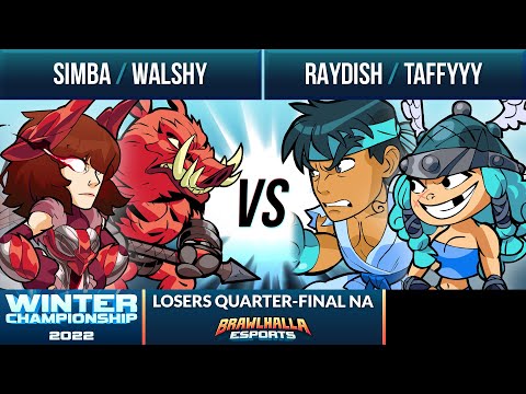 Simba & Walshy vs Raydish & Taffyyy - Losers Quarter-Final - Winter Championship 2022 - NA 2v2