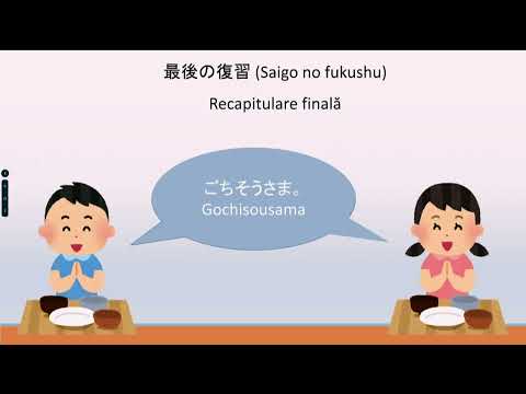 TeleŞcoala: Limba japoneză - lecția 6 (@TVR2)