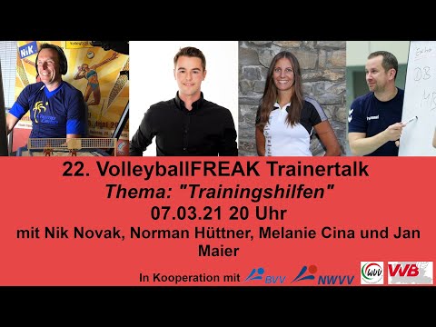 22. VolleyballFREAK Trainertalk - Trainingshilfen